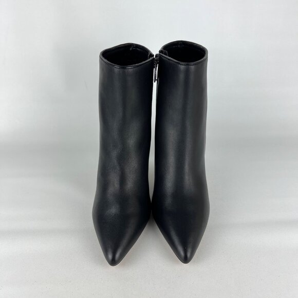 Steven Steve Madden Womens Jenn Pointed Toe Ankle Booties Black Leather size 9.5 - Picture 2 of 16